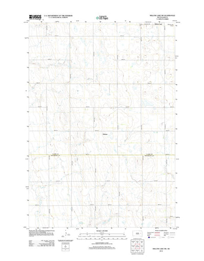 Willow Lake SW, SD (2012, 24000-Scale) Preview 1
