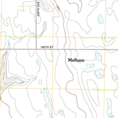 Willow Lake SW, SD (2012, 24000-Scale) Preview 2