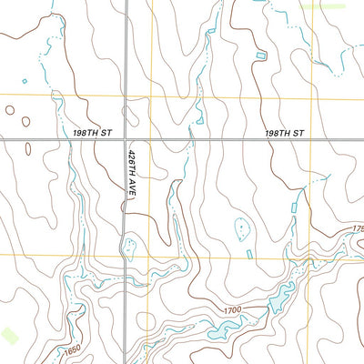 Willow Lake SW, SD (2012, 24000-Scale) Preview 3