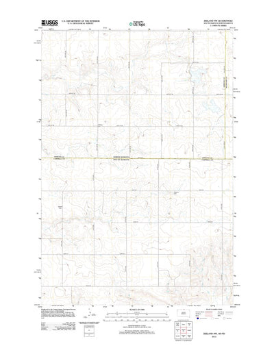 Zeeland NW, SD-ND (2012, 24000-Scale) Preview 1