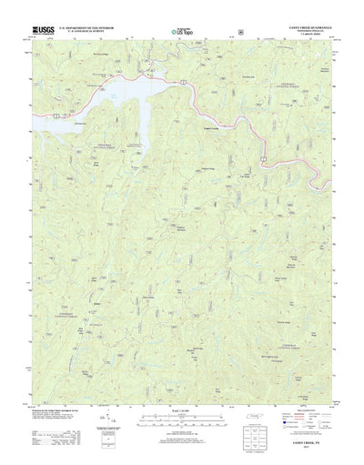 Caney Creek, TN (2013, 24000-Scale) Preview 1