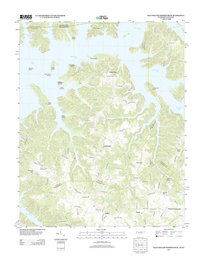 Dale Hollow Reservoir SE, TN-KY (2013, 24000-Scale) Preview 1