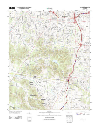 Oak Hill, TN (2013, 24000-Scale) Preview 1