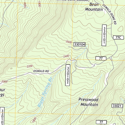 Oswald Dome, TN (2013, 24000-Scale) Preview 2