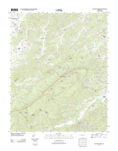 Walden Creek, TN (2013, 24000-Scale) Preview 1