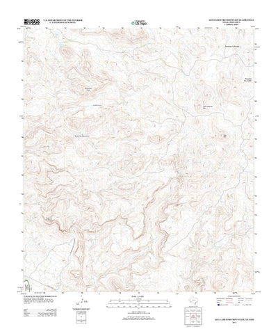Agua Adentro Mountain, TX (2013, 24000-Scale) Preview 1