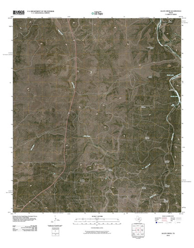 Allen Creek, TX (2010, 24000-Scale) Preview 1