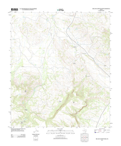 Big Aguja Mountain, TX (2012, 24000-Scale) Preview 1