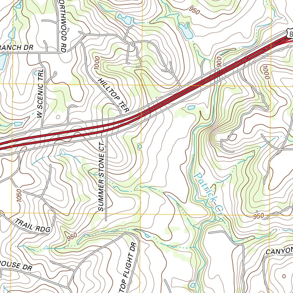 Brock, TX (2012, 24000Scale) Map by United States Geological Survey Avenza Maps