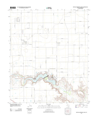 Buffalo Springs Lake, TX (2012, 24000-Scale) Preview 1