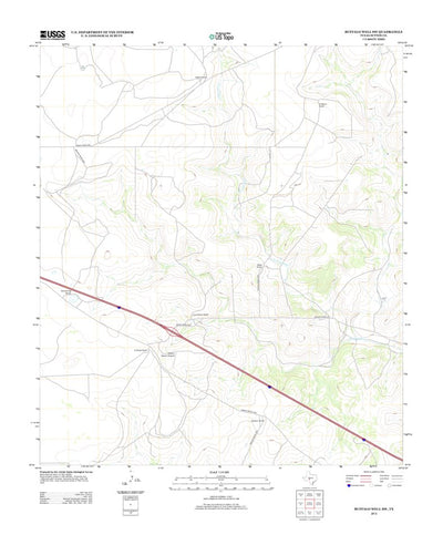 Buffalo Well SW, TX (2012, 24000-Scale) Preview 1