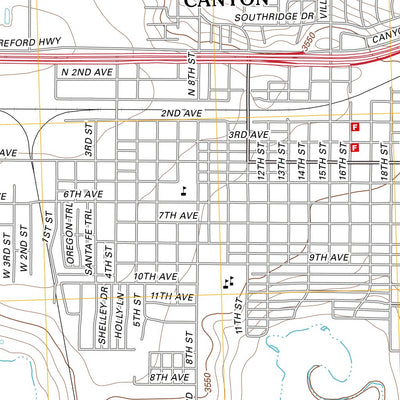Canyon, TX (2012, 24000-Scale) Preview 3