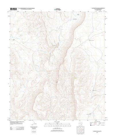 Capote Falls, TX (2012, 24000-Scale) Preview 1