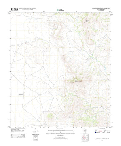 Cathedral Mountain, TX (2012, 24000-Scale) Preview 1