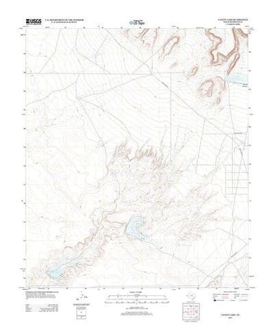 Cavett Lake, TX (2013, 24000-Scale) Preview 1