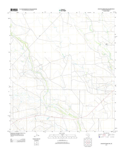 Chacon Creek NW, TX (2012, 24000-Scale) Preview 1