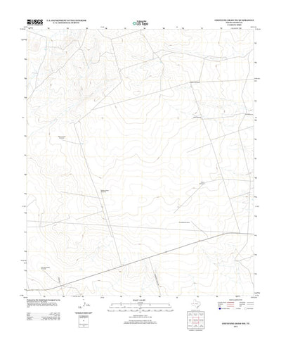 Cheyenne Draw SW, TX (2012, 24000-Scale) Preview 1