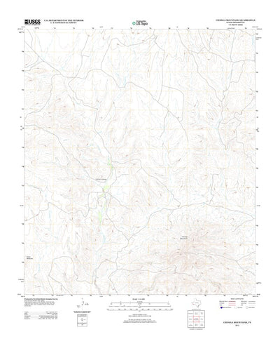 Cienega Mountains, TX (2012, 24000-Scale) Preview 1