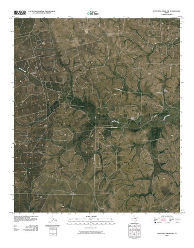 Coon Dive Draw NW, TX (2010, 24000-Scale) Preview 1