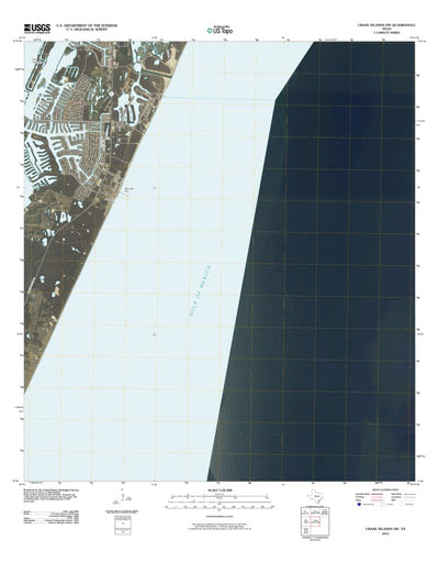Crane Islands SW, TX (2010, 24000-Scale) Preview 1