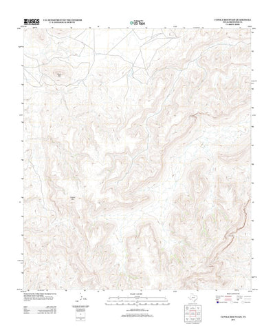 Cupola Mountain, TX (2013, 24000-Scale) Preview 1
