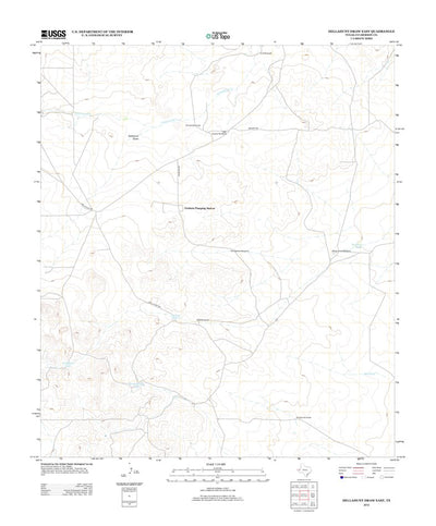 Dellahunt Draw East, TX (2012, 24000-Scale) Preview 1