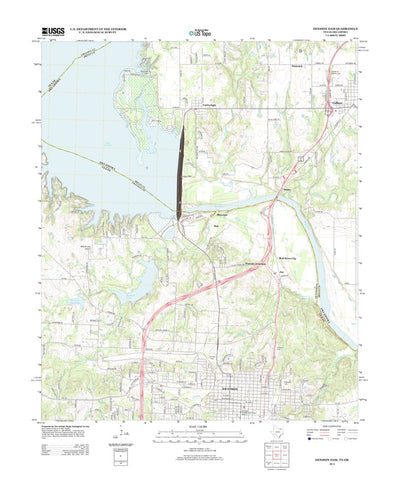 Denison Dam, TX-OK (2013, 24000-Scale) Preview 1