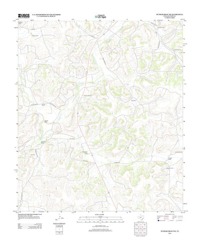 Dunbar Draw NW, TX (2012, 24000-Scale) Preview 1