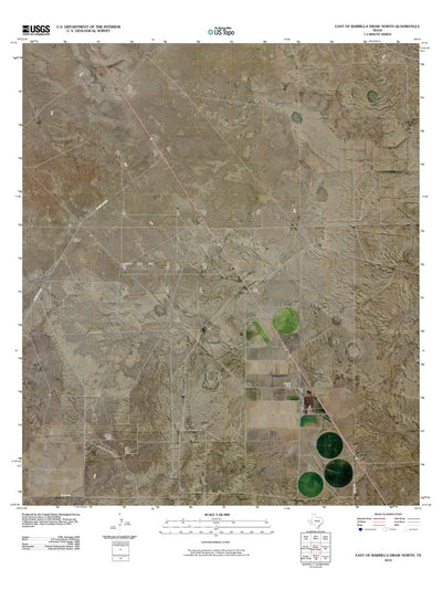 East Of Barrilla Draw North, TX (2010, 24000-Scale) Preview 1