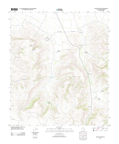 Echo Canyon, TX (2012, 24000-Scale) Preview 1