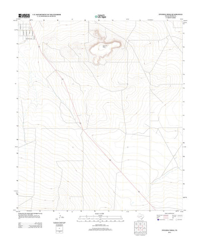 Fivemile Mesa, TX (2012, 24000-Scale) Preview 1
