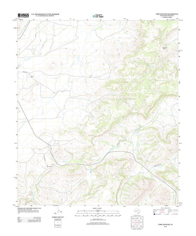 Fort Davis SE, TX (2012, 24000-Scale) Preview 1