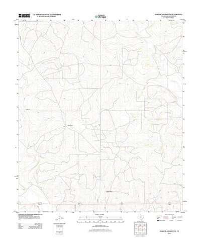 Fort Mckavett NW, TX (2012, 24000-Scale) Preview 1