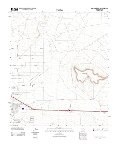 Fort Stockton East, TX (2012, 24000-Scale) Preview 1