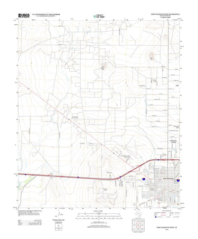 Fort Stockton West, TX (2012, 24000-Scale) Preview 1