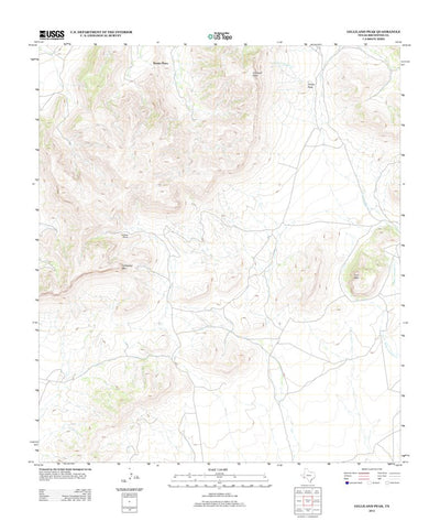 Gilliland Peak, TX (2012, 24000-Scale) Preview 1
