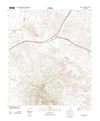 Gomez Peak, TX (2013, 24000-Scale) Preview 1