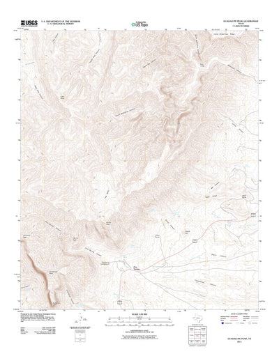 Guadalupe Peak, TX (2011, 24000-Scale) Preview 1