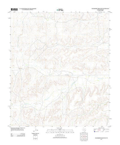Hackberry Draw SW, TX (2012, 24000-Scale) Preview 1