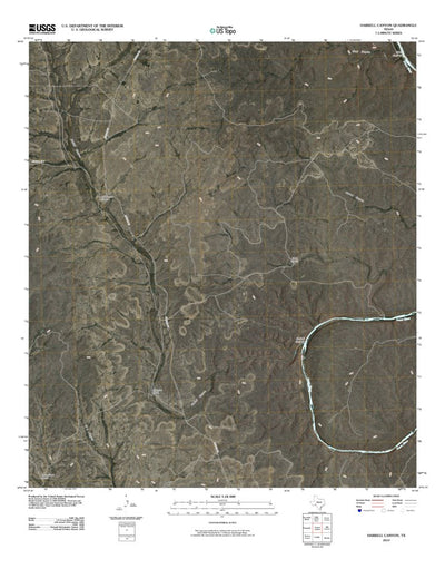 Harkell Canyon, TX (2010, 24000-Scale) Preview 1