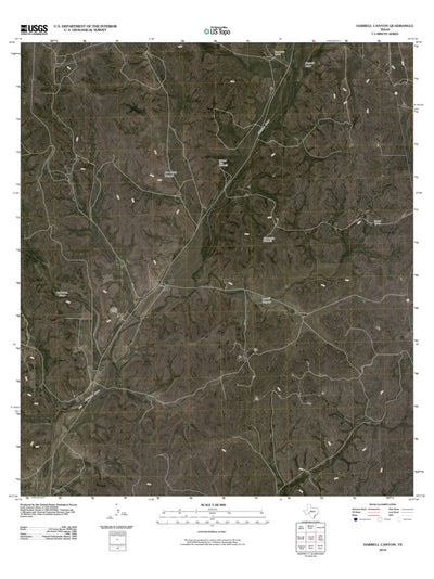 Harrell Canyon, TX (2010, 24000-Scale) Preview 1