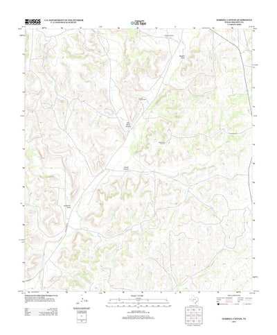 Harrell Canyon, TX (2012, 24000-Scale) Preview 1