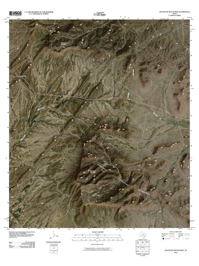 Housetop Mountains, TX (2010, 24000-Scale) Preview 1