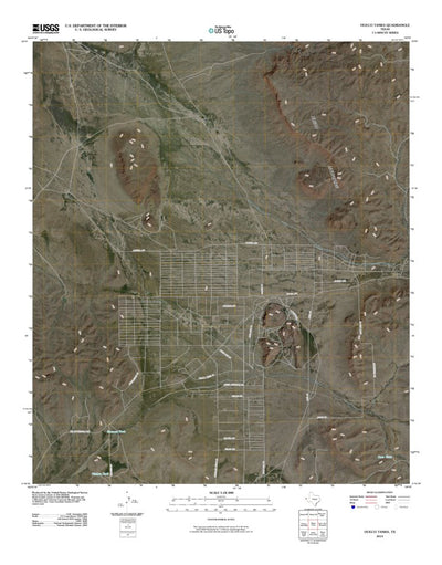 Hueco Tanks, TX (2010, 24000-Scale) Preview 1
