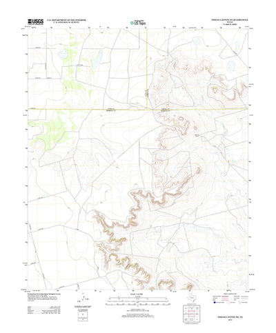 Indian Canyon NE, TX (2012, 24000-Scale) Preview 1