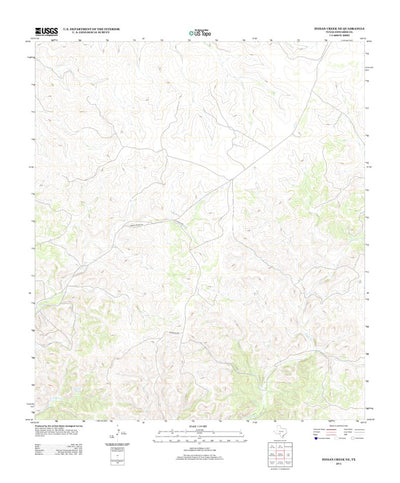 Indian Creek NE, TX (2012, 24000-Scale) Preview 1
