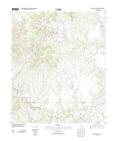 Kiowa Peak NE, TX (2012, 24000-Scale) Preview 1