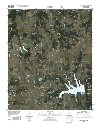 Lake Bonham, TX-OK (2010, 24000-Scale) Preview 1