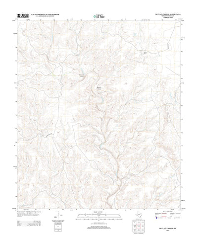 Mcclain Canyon, TX (2013, 24000-Scale) Preview 1