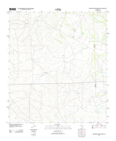 Mesteno Creek South, TX (2013, 24000-Scale) Preview 1
